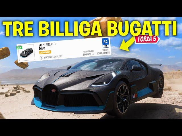 FORZA HORIZON 5 - JAG KÖPTE 3 STYCKEN BUGATTI DIVO & 10+ ANDRA BILAR! *AUKTIONSHUSET*