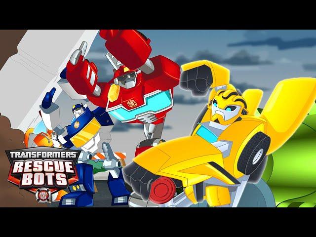 Bumblebee and the Rescue Bots! | Transformers: Rescue Bots | Cartoons for Kids | Transformers Junior