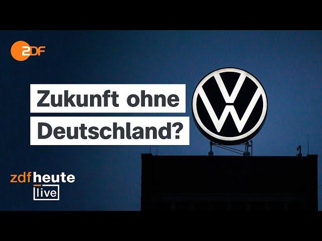 Kahlschlag bei Volkswagen: Wie sich der Weltkonzern retten will | ZDFheute live