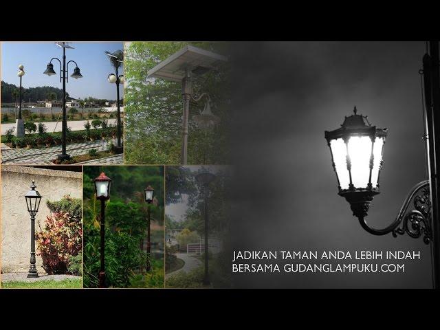 Tiang Lampu Taman PJU Antik