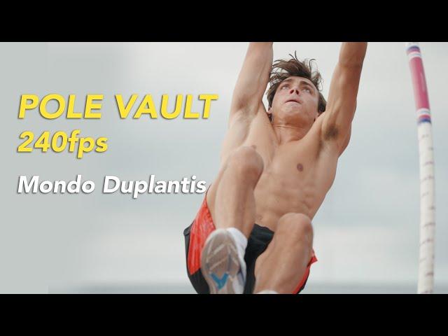 Pole Vaulting in Slow Motion with the World Record Holder - Mondo Duplantis