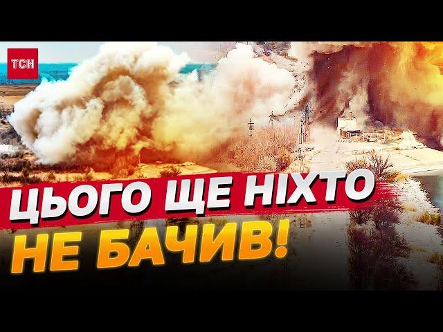 МОМЕНТ вибуху Курахівської дамби потрапив на відео