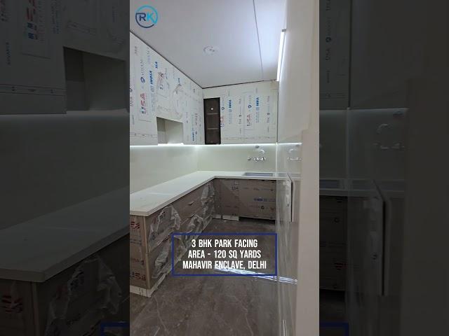 Park facing 3 BHK in Mahavir Enclave near Dashrathpuri metro | 8595690723 #3bhkflat #mahavirenclave