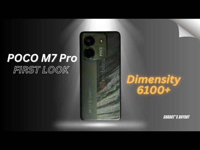 POCO M7 Pro First Look - IT's finally HERE