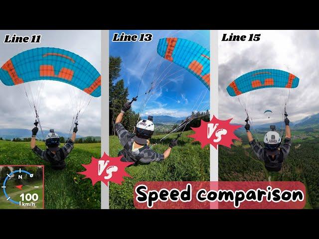 How fast is the Flare LINE? 11 vs 13 vs 15 - Speed comparison with GPS | Kronplatz