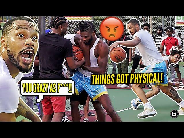 "YOU WEAK AS SH**!" Ballislife Midwest Squad ILLINOIS Park Takeover Got PHYSICAL! *FIGHT BROKE OUT!*