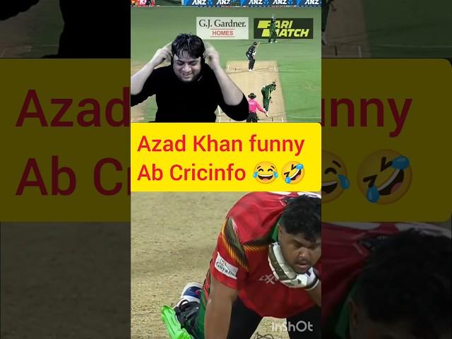 Azam Khan Funny 🫢#azamkhan #india #championstrophy#babarazam #viratkohli #abcricinfo #australia