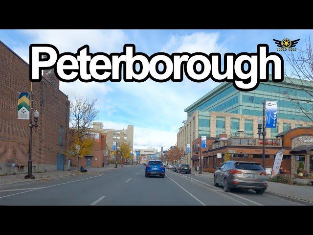 DOWNTOWN PETERBROUGH ONTARIO CANADA EAST DRIVE FALL 2020