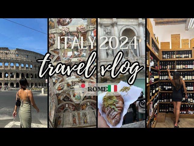 ROME, ITALY| colosseum, trevi fountain, vatican, sistine chapel, trastevere | travel Vlog 2024