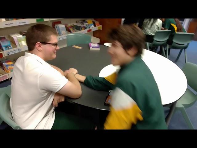 Shortest arm wrestle ever