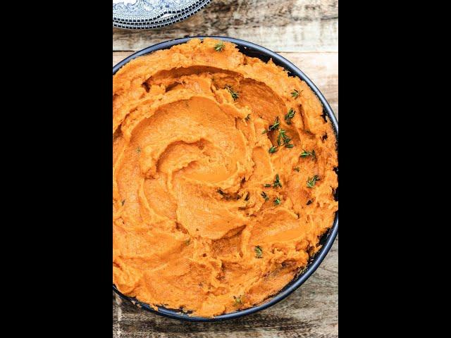 Have you ever had SAVORY Mashed Sweet Potatoes? #shorts