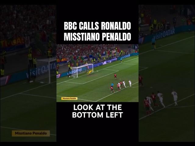 BBC CALLS RONALDO, MISSTIANO PENALDO AFTER PENALTY IS SAVED AGAINST SLOVENIA #ronaldo #penalty #bbc