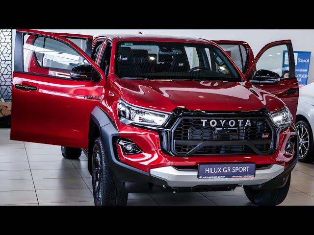 2025 Red Toyota Hilux GR Sport - in depth Walkaround 4K