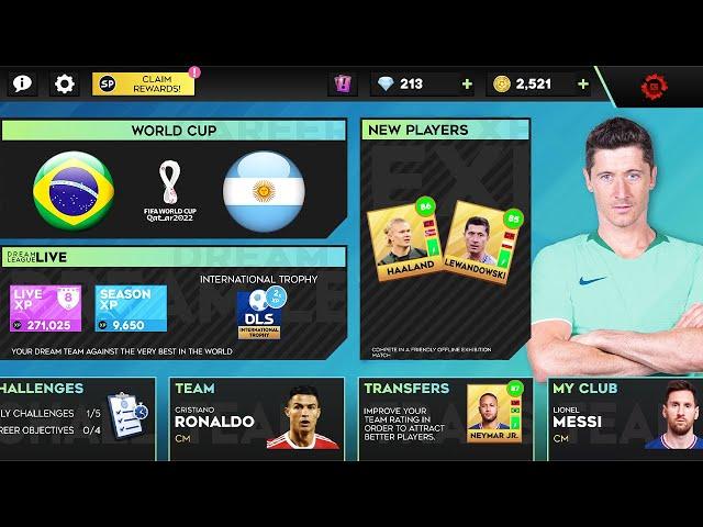 DLS 23 OFFICIAL - WORLD CUP BRAZIL VS ARGENTINA | DREAM LEAGUE SOCCER 2023