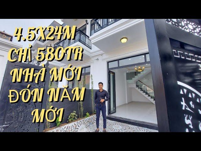 Bán nhà Bình Chánh 2021 - Nhà phố bán cổ điển 4.5x24m ngay chợ Hưng Long, The Sol City, Hương Lộ 11
