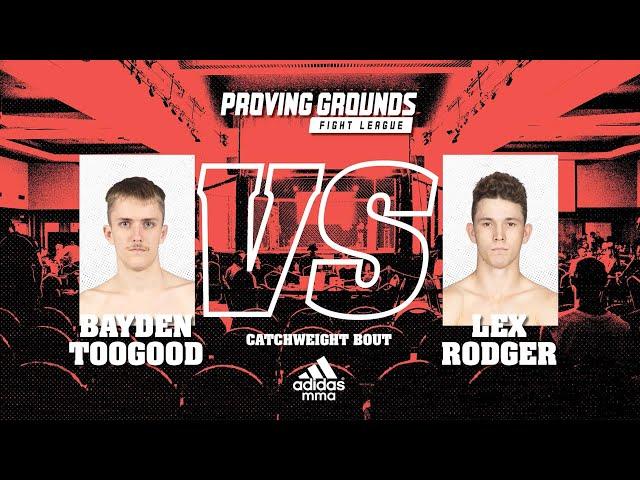 PGFL 2 - Bayden Toogood VS Lex Rodger - Australian Amateur MMA