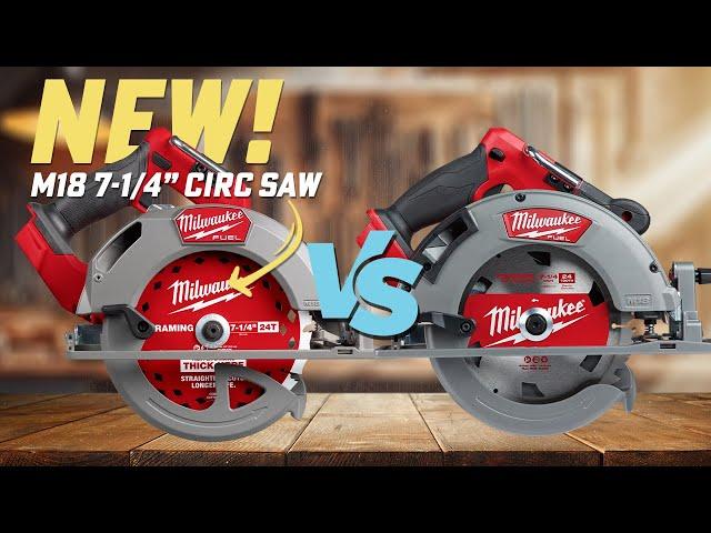 Milwaukee's M18 FUEL 7-1/4" Circular Saw Showdown | 2834-20 vs 2732-20