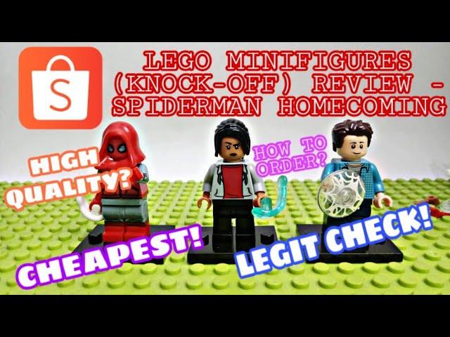 LEGO MINIFIGURES KNOCK-OFF SHOPEE HAUL (SPIDERMAN HOMECOMING) | HOW TO ORDER? | ARKEYEL CHANNEL