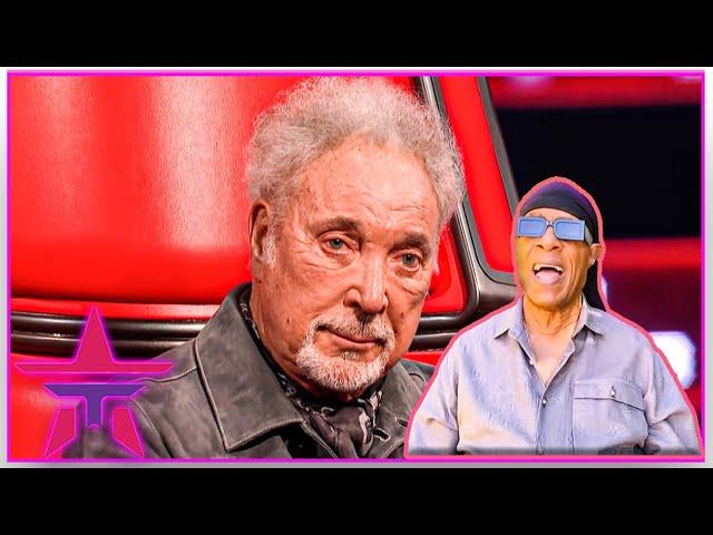 SIR TOM JONES FILLED WITH TEARS AS STEVIE WONDER SURPRISES HIM!| The VOICE UK 2021