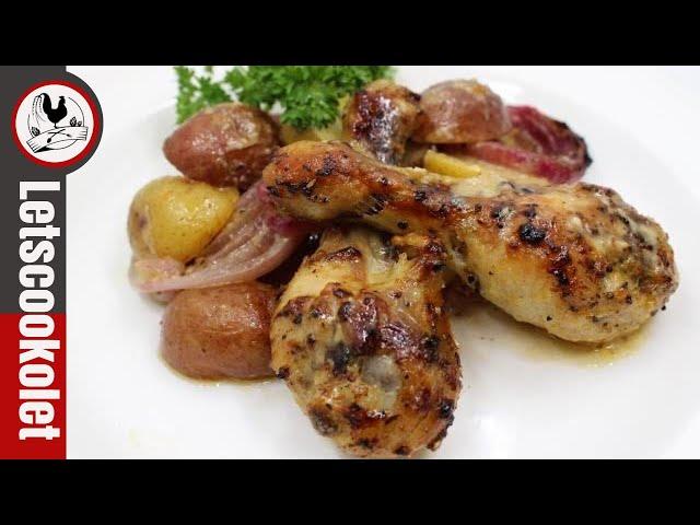 Oven Roasted Lemon Garlic Chicken / One Pan Dinner idea \ Episode 103