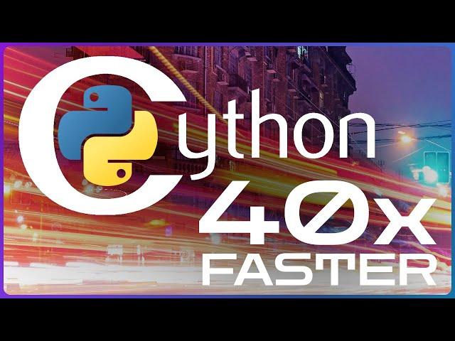 Cython makes Python INSANELY FAST