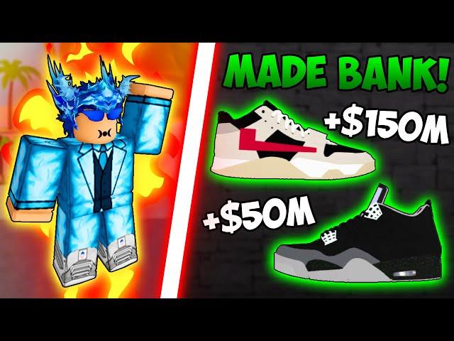 How I Made BANK In Sneaker Resell Simulator! (Roblox)