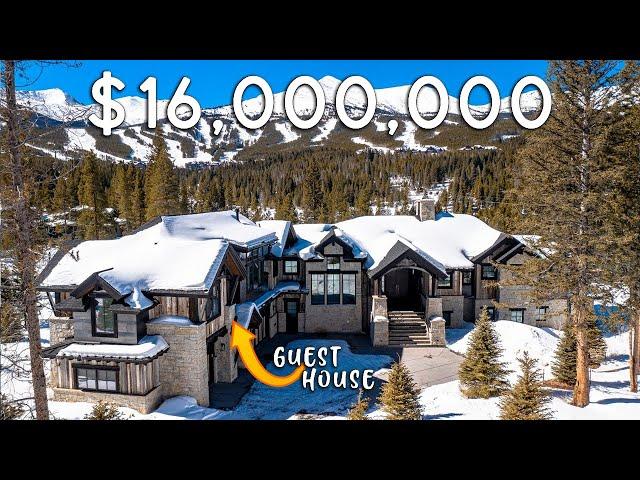 Touring a $16,000,000 Colorado Mountain Modern Home with AMAZING VIEWS and a Luxury Guest House!