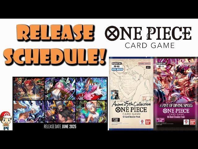 The Complete One Piece TCG Release Schedule -  BIG Update! Full Buyer's Guide! (One Piece TCG News)