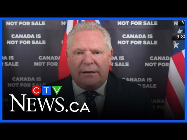 Ontario Premier Doug Ford on CNN: ‘It’s not you, it’s your president that’s causing this problem’