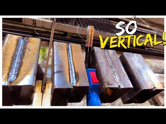 Only a Raiz Welder Knows These Secrets and He Will Reveal the Different Vertical Welds to You.