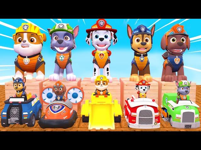 PAW Patrol: Guess The Right Door With Tire Game Mighty Pups Ultimate Rescue Max Level LONG LEGS #29