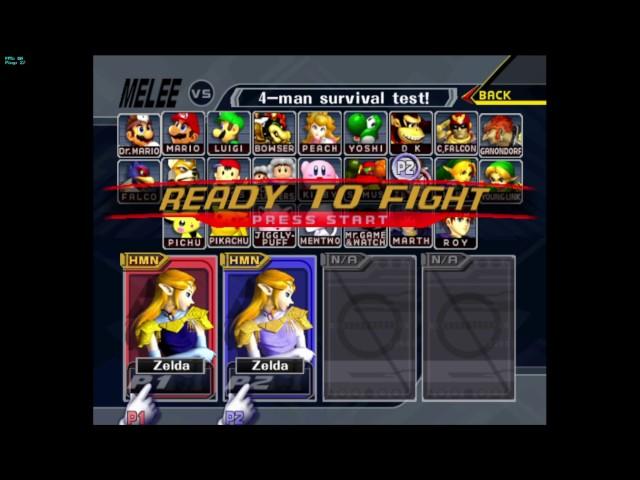 ssbm netplay sheik, pichu, fox vs sheik