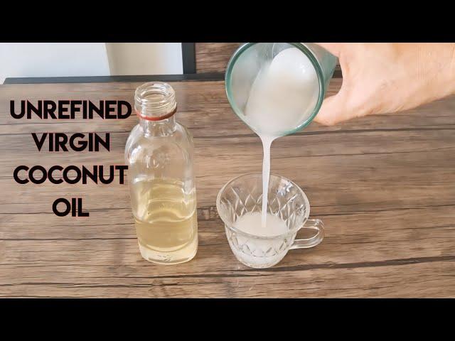 Learn how to make extra virgin coconut oil in 2 minutes