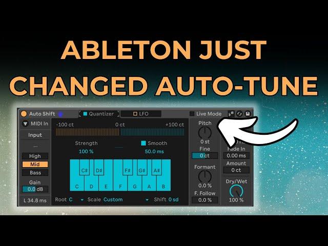 Ableton Live Auto Shift: Ableton's New Insane Stock Auto-Tuner Device