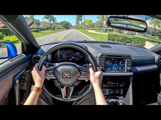 2023 Nissan GT-R Premium - POV Test Drive (Binaural Audio)