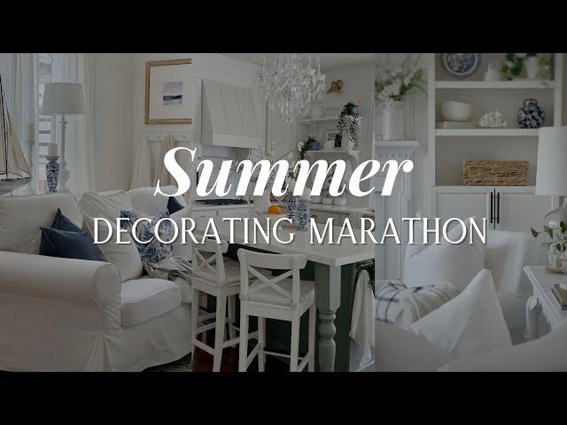 SUMMER DECORATE WITH ME MARATHON || 2024 SUMMER DECORATING IDEAS || INTERIOR STYLING