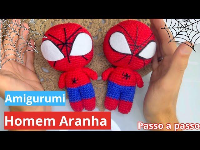 Homem aranha Amigurumi | passo a passo crochê