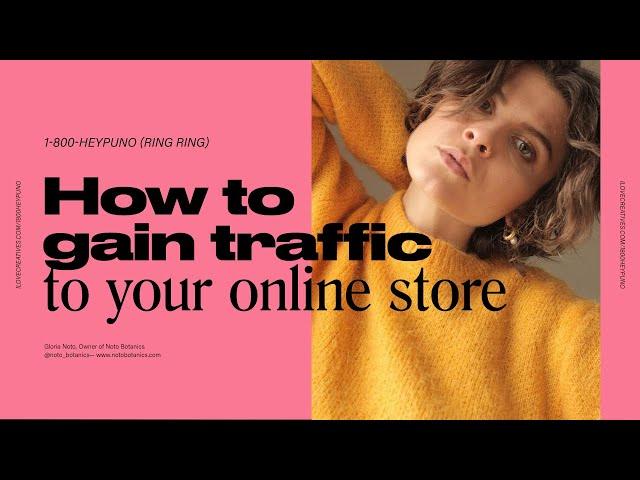 Ecommerce SEO and marketing: How do I get traffic to my online store? | 1-800-HEYPUNO Ep.4