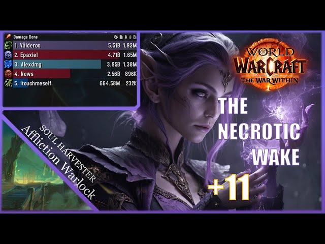 The Necrotic Wake +11 | Soul Harvester Affliction Warlock | The War Within