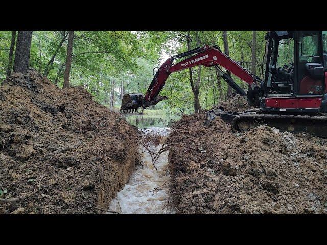 Busting The Dam On A 60 Year Old Irrigation Pond