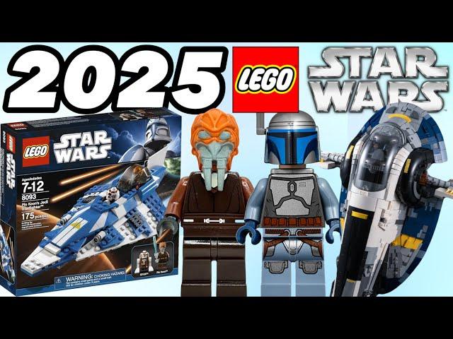 LEGO Star Wars 2025 Leak Update #3 (UCS JANGO FETT'S SLAVE 1, Plo Koon, and More!)