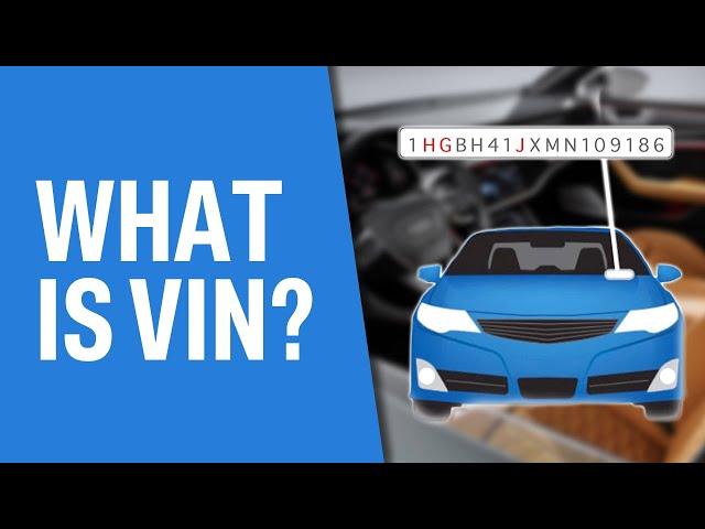 What is Vehicle Identification Number? VIN Explained