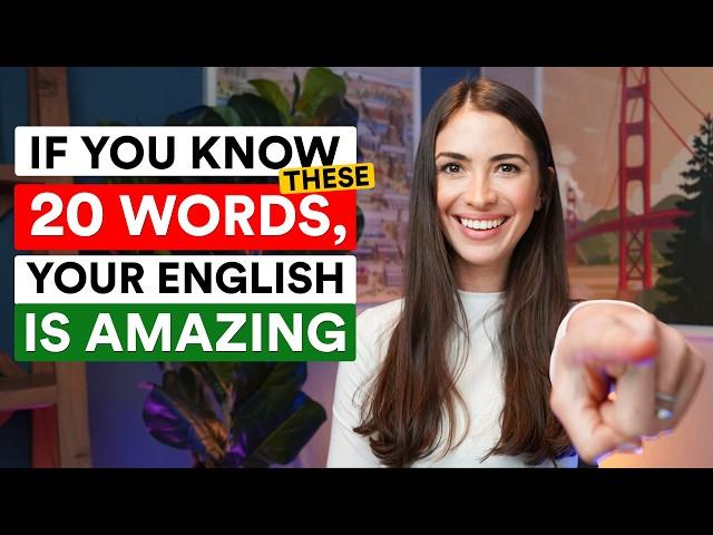 Native speakers use these SECRET WORDS - do you? Level up your English with these 20 beautiful words