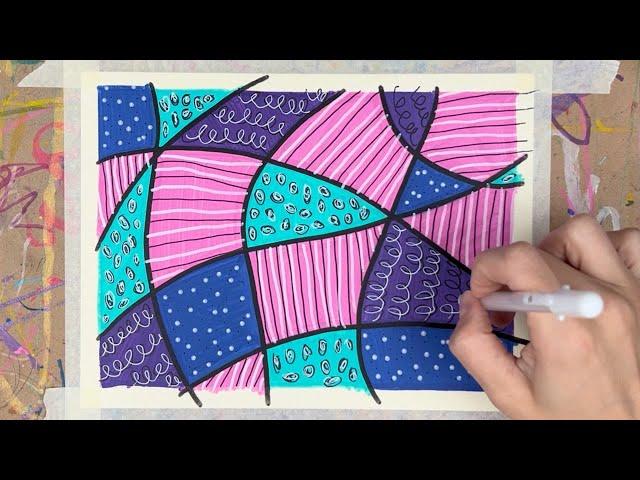 Scribbles vs Zentangle | Relax with Art Meditation