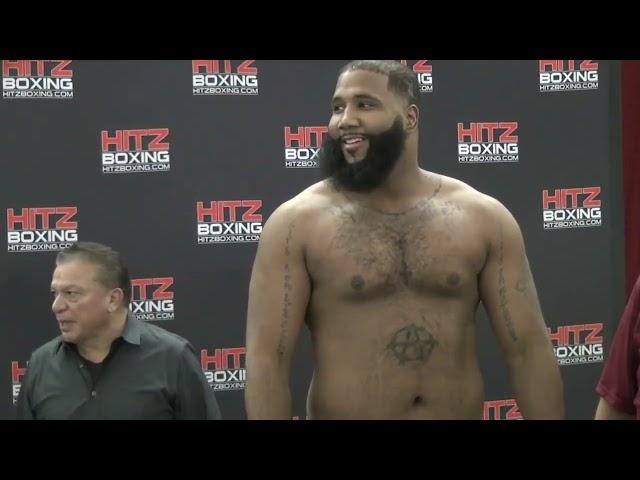 Hitz Boxing Weigh In (William Langston vs Caleb Hernandez)