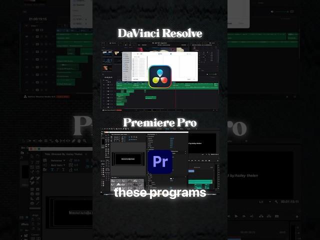 What’s Better DaVinci Resolve or Premiere Pro?