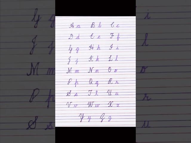 How to write cursive writing ️ #shorts #shortvideo by NM writing