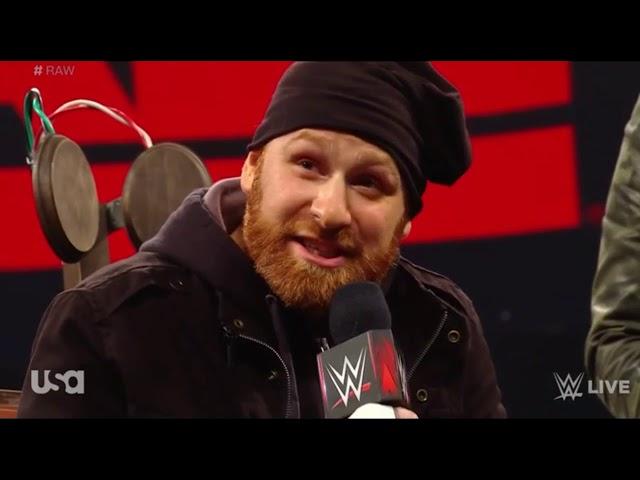 Sami Zayn mentions AEW live on raw