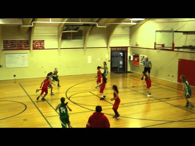 U13 T-Birds Basketball - Game 4 - The Nets - Katie from Distance