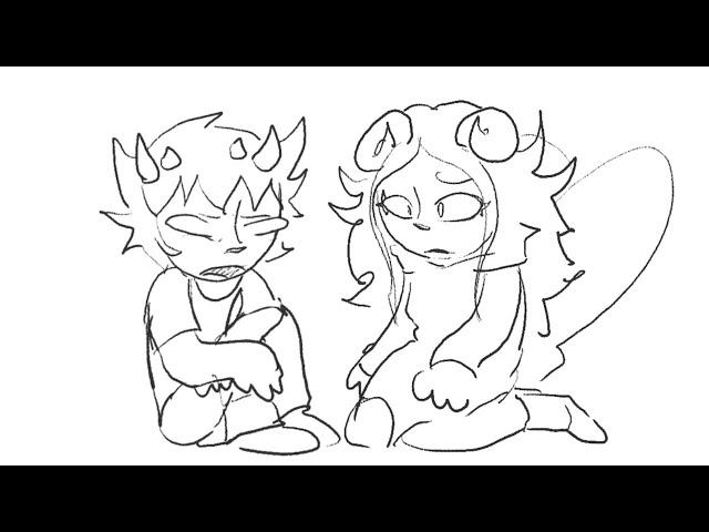 "Theres fun in funeral!" aradia and sollux homestuck meme